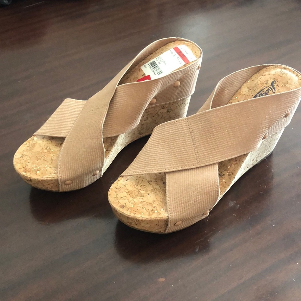 Lucky brand wedge shoes
